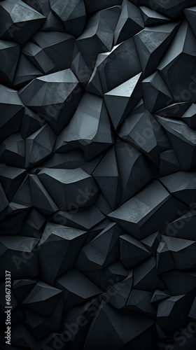 black wallpaper for devices with subtle white specks or texture created with Generative Ai