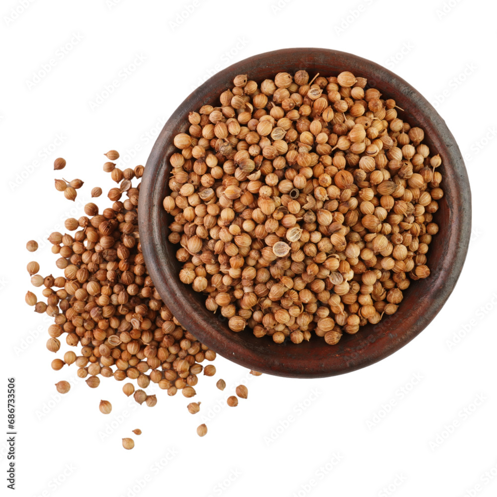 Coriander Seeds Isolated Transparent Coriander Seeds Isolated Transparent