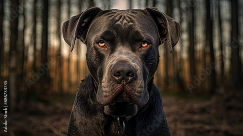 Cane Corso dog portrait photo