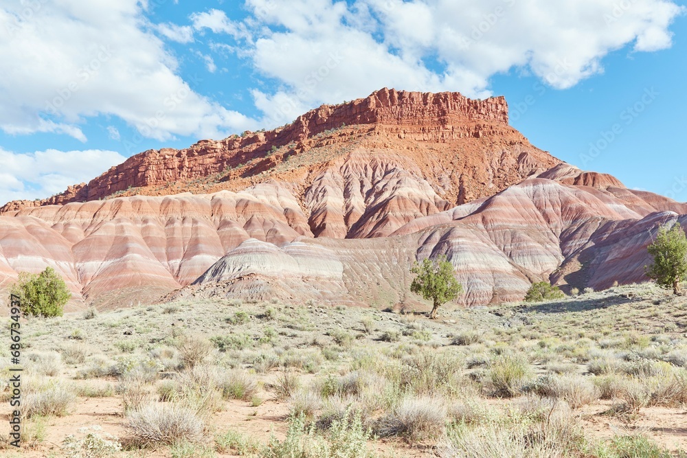 Fototapeta premium The natural beauty of Old Paria, part of the Grand Staircase-Escalante National Monument in Utah