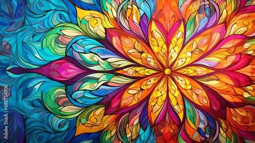 a mesmerizing background that seamlessly blends a kaleidoscope of vibrant colors.