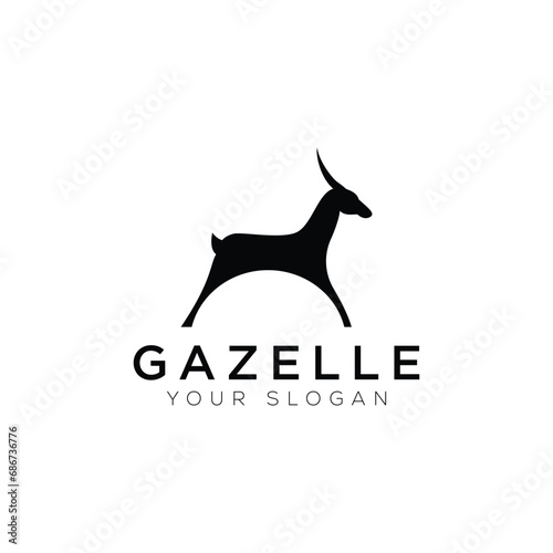 Gazelle logo, monogram logo