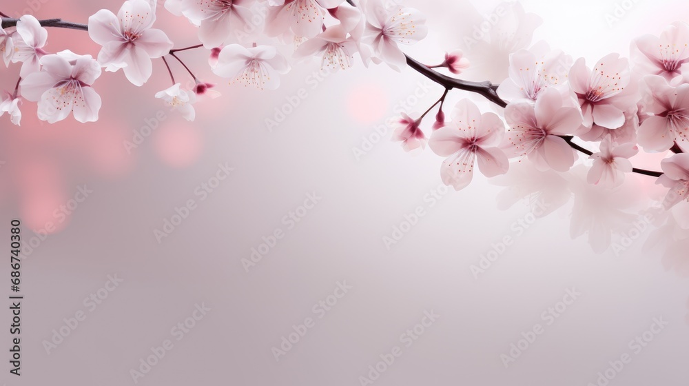 background with flowers in soft pastel colors.