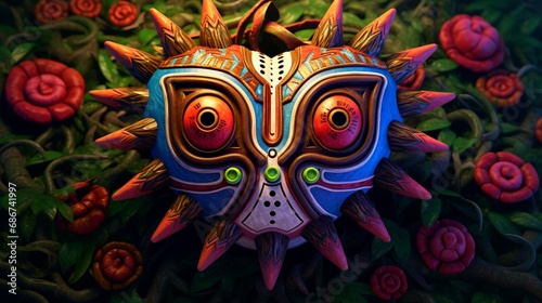 legend of zelda majoras mask.Generative AI photo