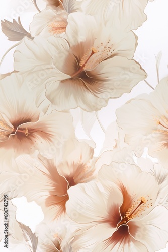 a watercolor image is shown of floral flowers