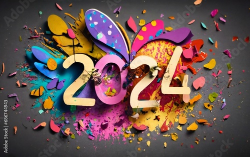 Happy New Year, New Year 2024, Celebrating New Year 2024