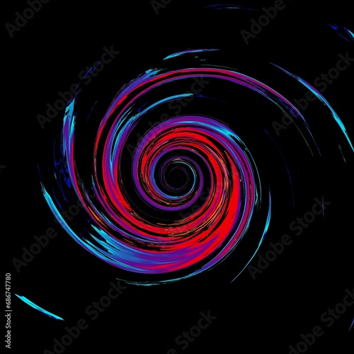 abstract background with spiral cyclone 