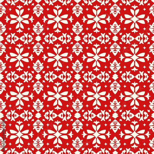 vintage christmas checkered seamless pattern background