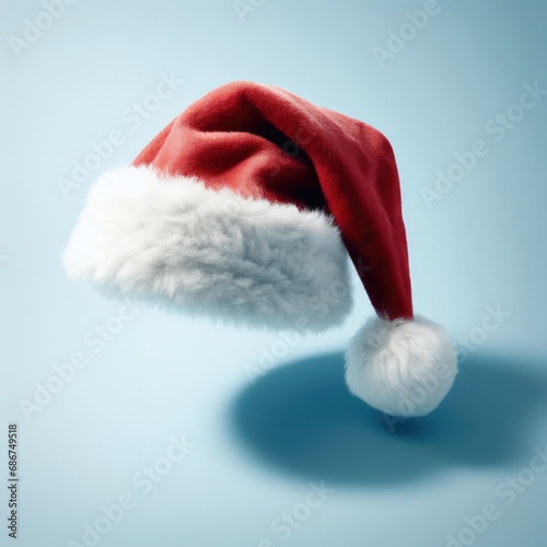santa claus hat isolated on white