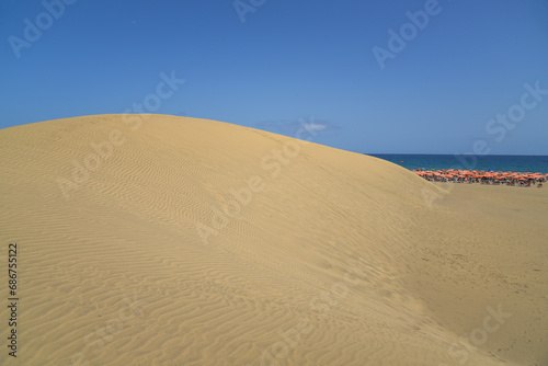 Sandberg in den Dünen bei Maspalomas / Gran Canaria