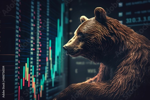 Bearish Stock Performance, Finance, Trading, Investment, Downturn