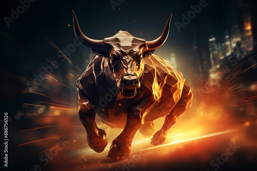 Energetic Bullish Outlook  Stock  Finance  Trading  Investment