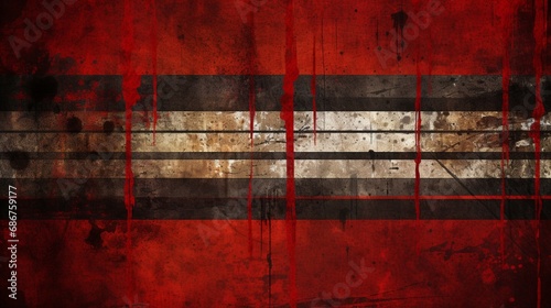  a dark red grunge stripes abstract banner design that exudes a sense of sophistication and innovation, weaving together the essence of technology and artistic flair.