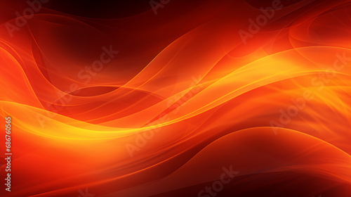 Vibrant Abstract Fire Background: Smooth Lines and Dynamic Energy - Modern Artistic Illustration of Blazing Flames for Creative Wallpaper and Powerful Design Concepts.