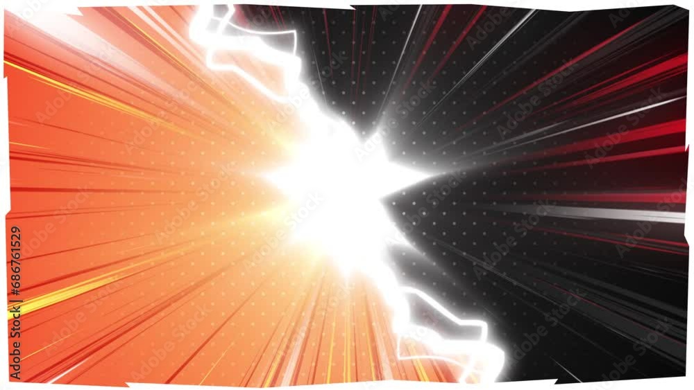 Versus background in pop art style, competition, graphics, red and orange color 4k