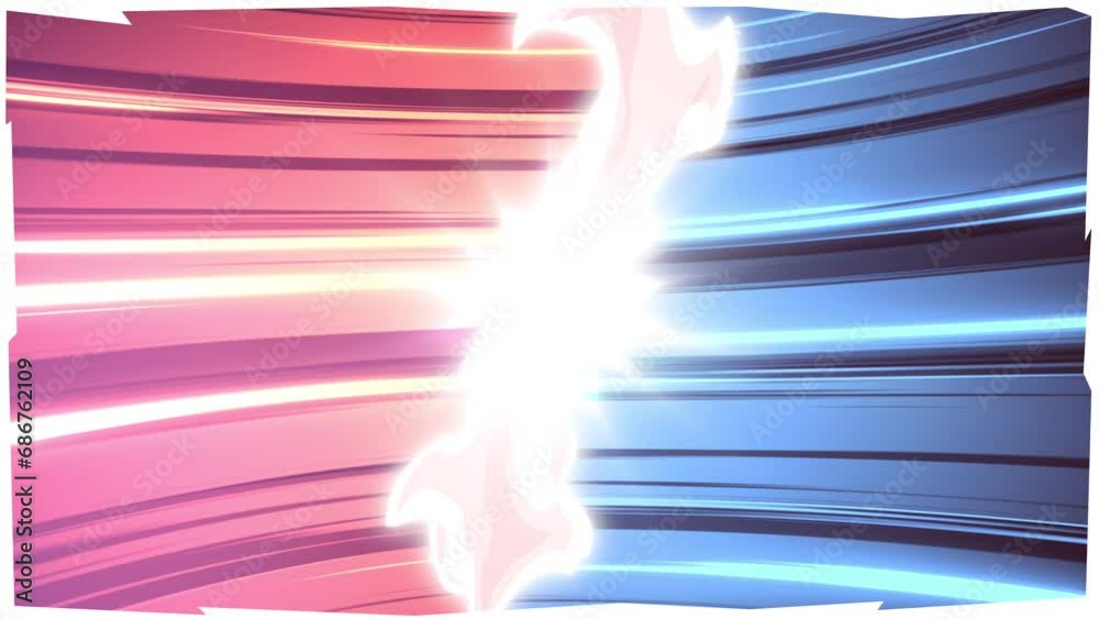 Versus background in pop art style, competition, orange and blue color 4k