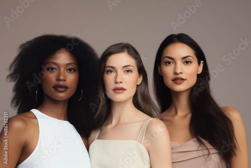 Women of diverse ethnicities