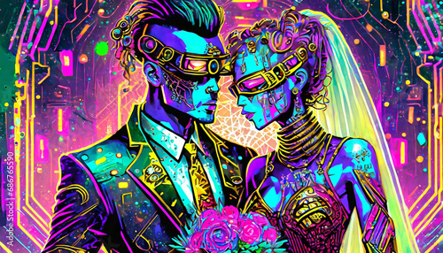mysterious space wedding.