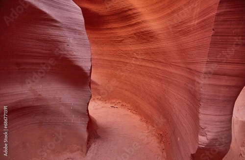 The incredible Lower Antelope Canyon, a popular slot canyon in Page, Arizona