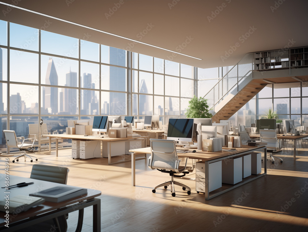 Fototapeta premium Modern office