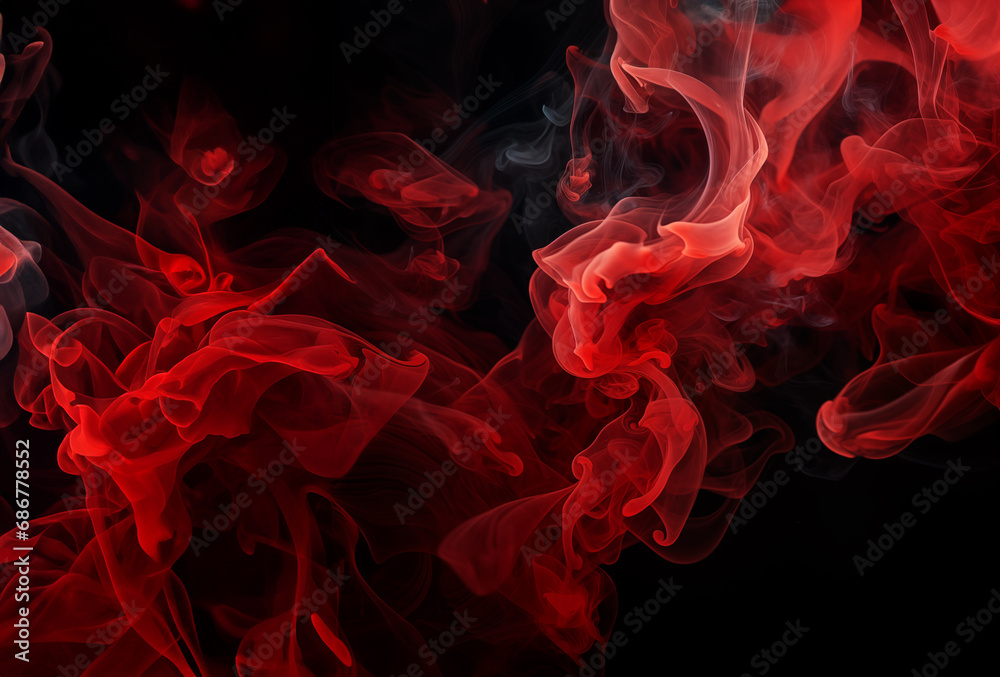 red smoke on black background red smoke on black background