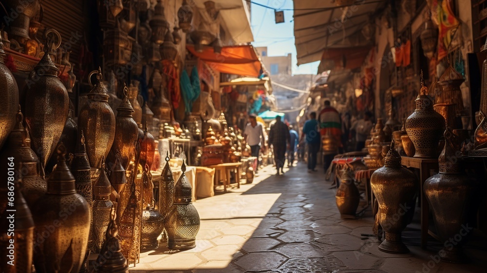 Obraz premium moroccan souk