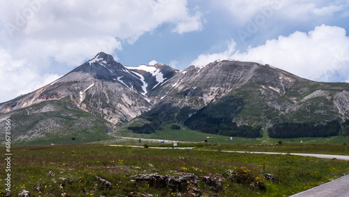 landscape in the Apennine mountains. photo