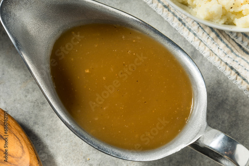 Homemade Brown Turkey Gravy