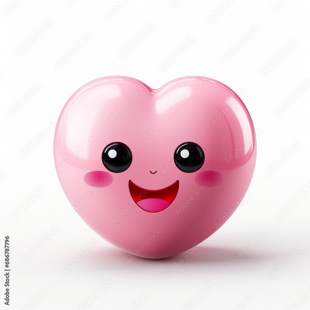 Fototapeta premium a sweet heart with eyes