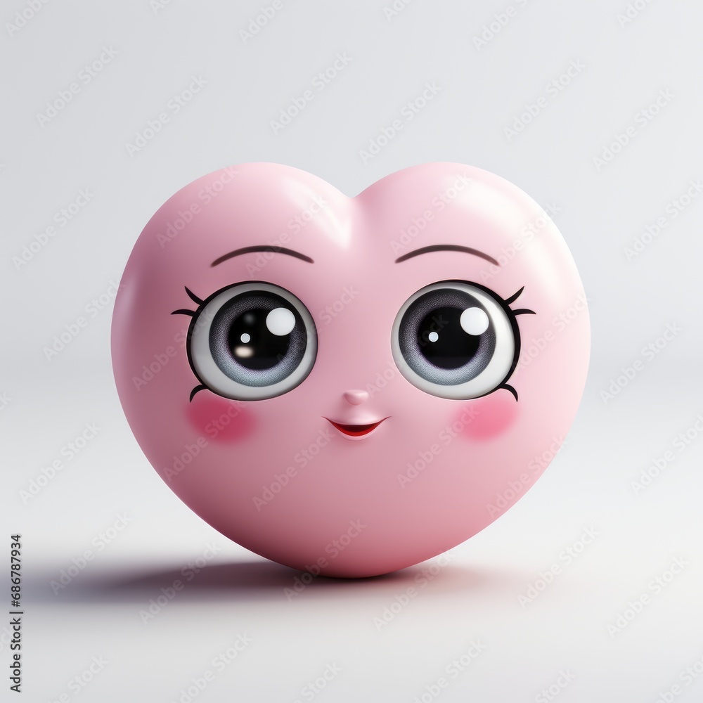 a cute little heart with eyes a cute little heart with eyes