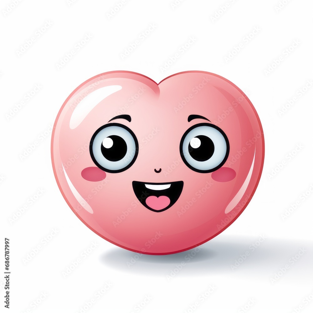 a cute little heart with eyes a cute little heart with eyes