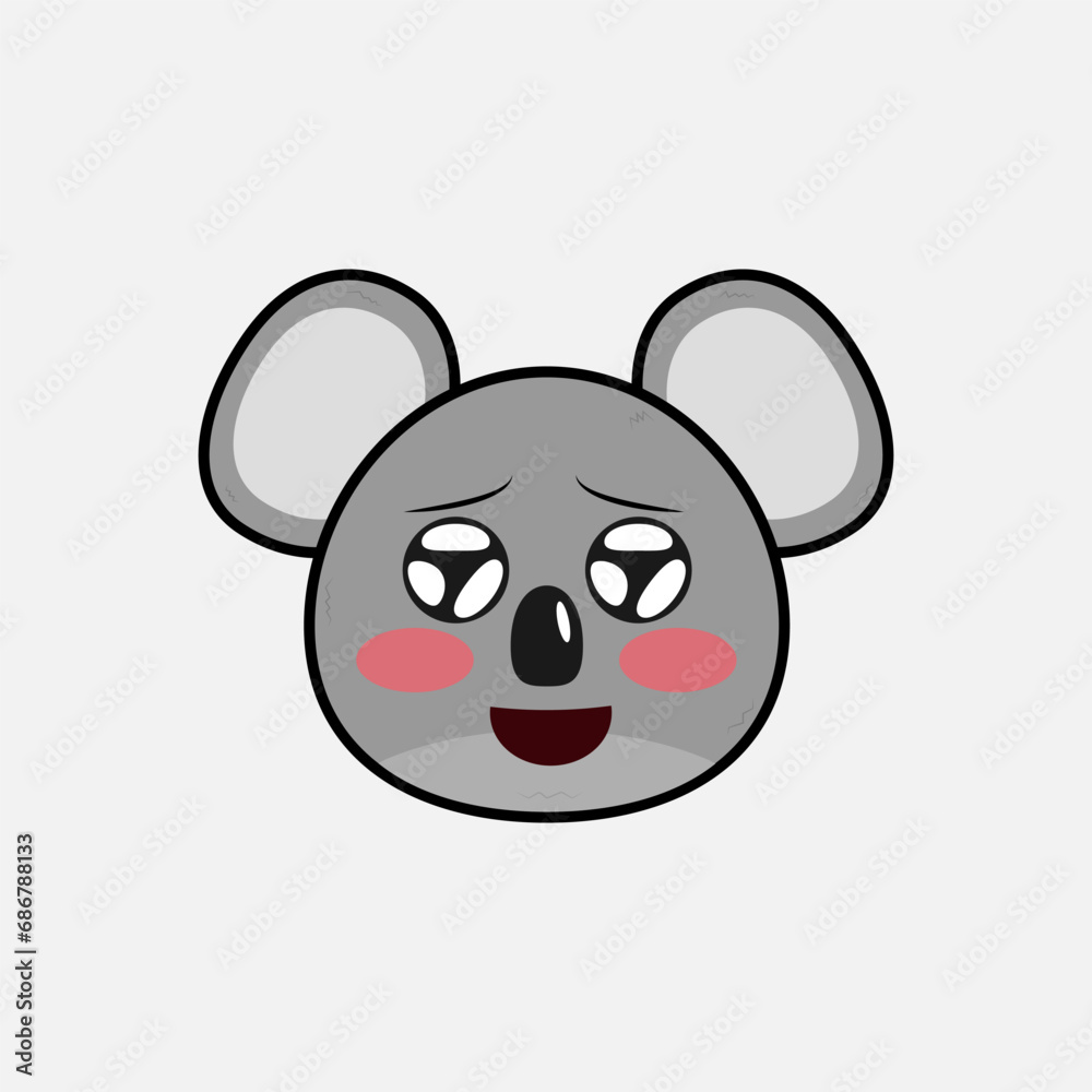 Vector illustration of Koala with emotions
Vector illustration of Koala with emotions