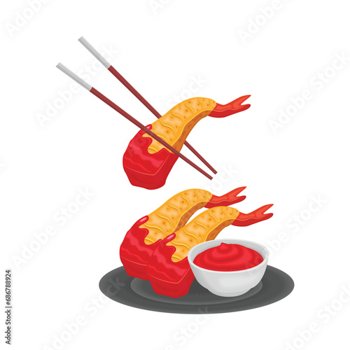 tempura illustration