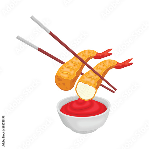 tempura illustration