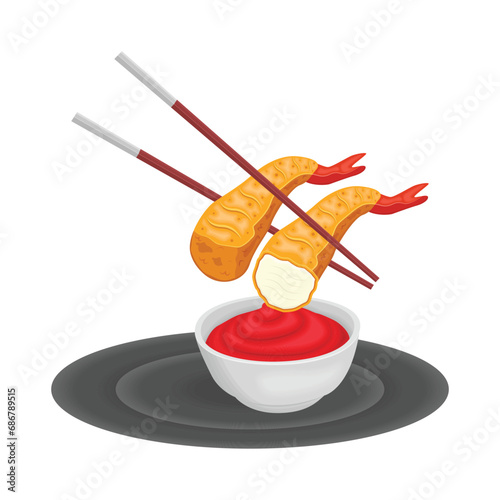 tempura illustration