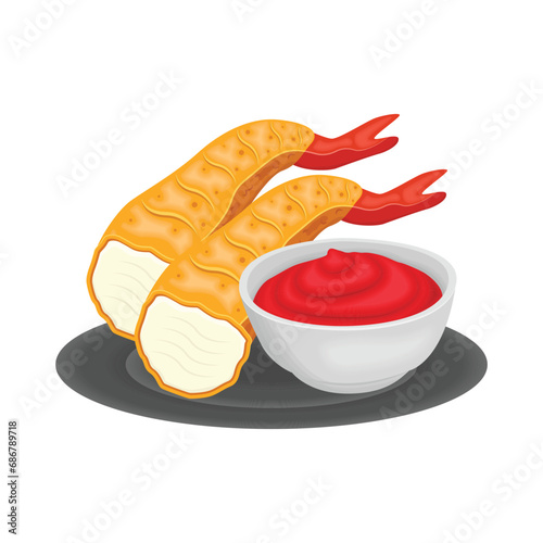 tempura illustration
