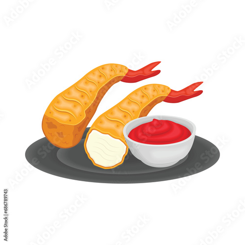 tempura illustration