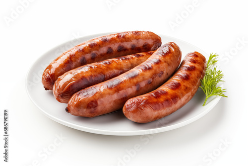 Grilled sausages for a tasty barbecue