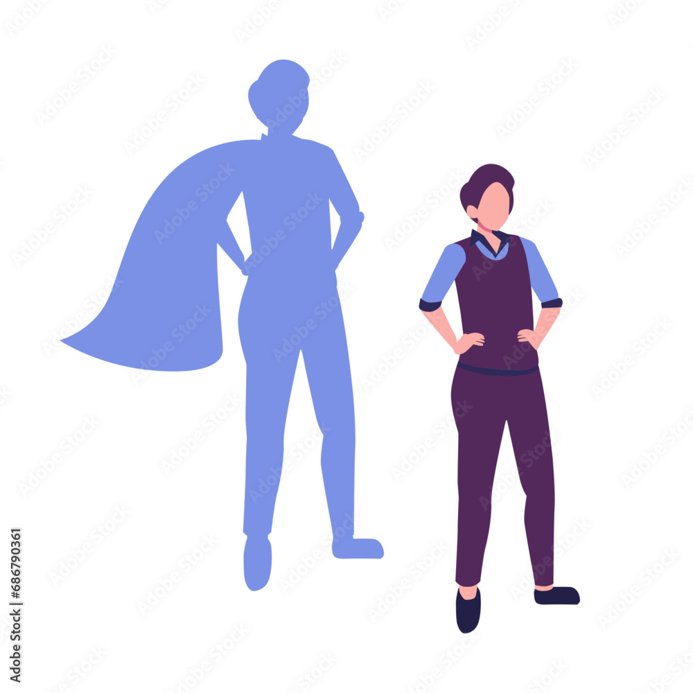 ambition, motivation, leadership metaphore flat style illustration vector design ambition, motivation, leadership metaphore flat style illustration vector design