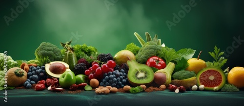 organic food composition Copy space image Place for adding text or design