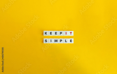 Slika na platnu Keep It Simple Phrase