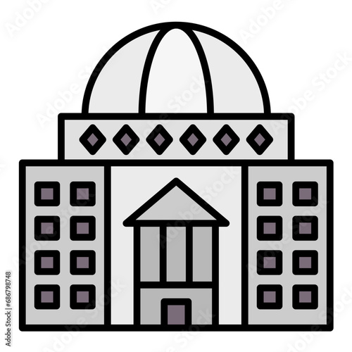 Congress Flat Multicolor Icon