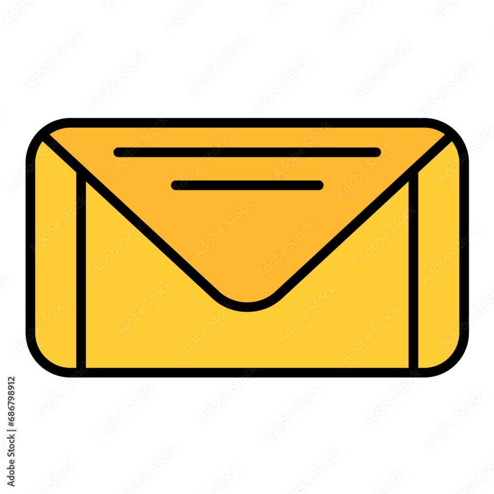 Mail Flat Multicolor Icon Mail Flat Multicolor Icon