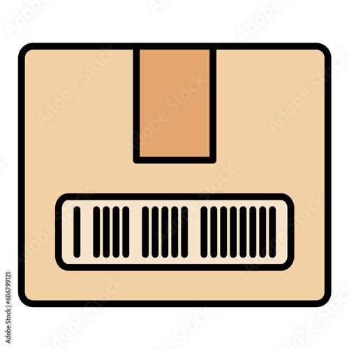Barcode Flat Multicolor Icon