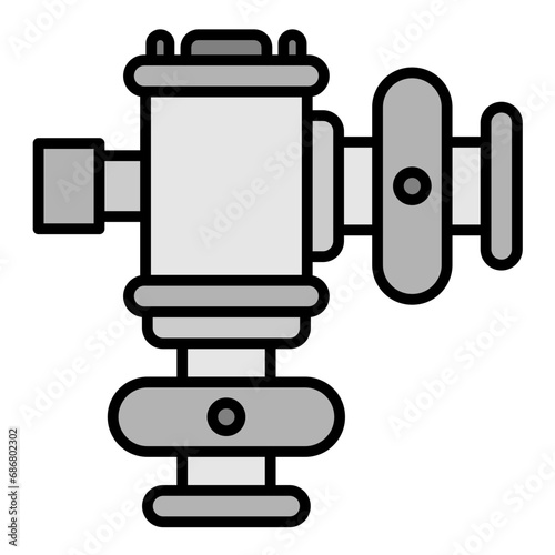 Vacuum Breaker Flat Multicolor Icon