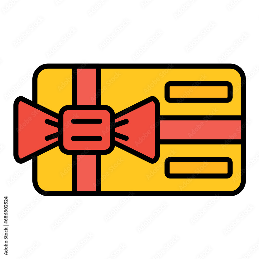 Voucher Flat Multicolor Icon Voucher Flat Multicolor Icon