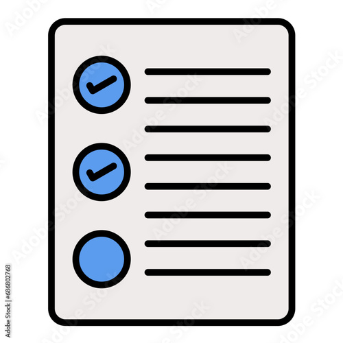 Quota Flat Multicolor Icon