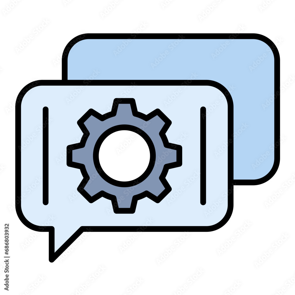 Project Consultant Flat Multicolor Icon Project Consultant Flat Multicolor Icon