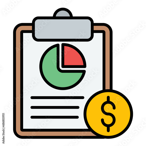 Free Proposal Flat Multicolor Icon