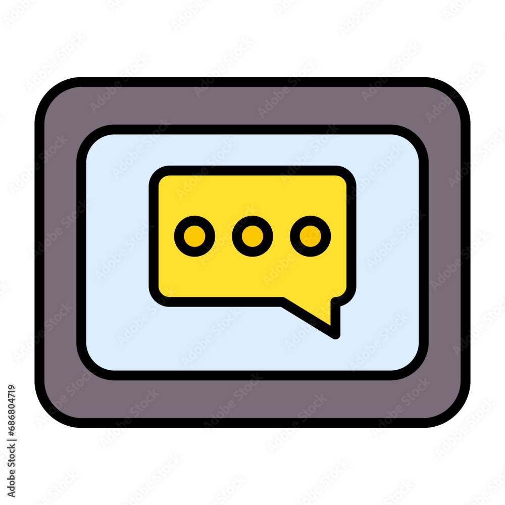 Instameet Flat Multicolor Icon